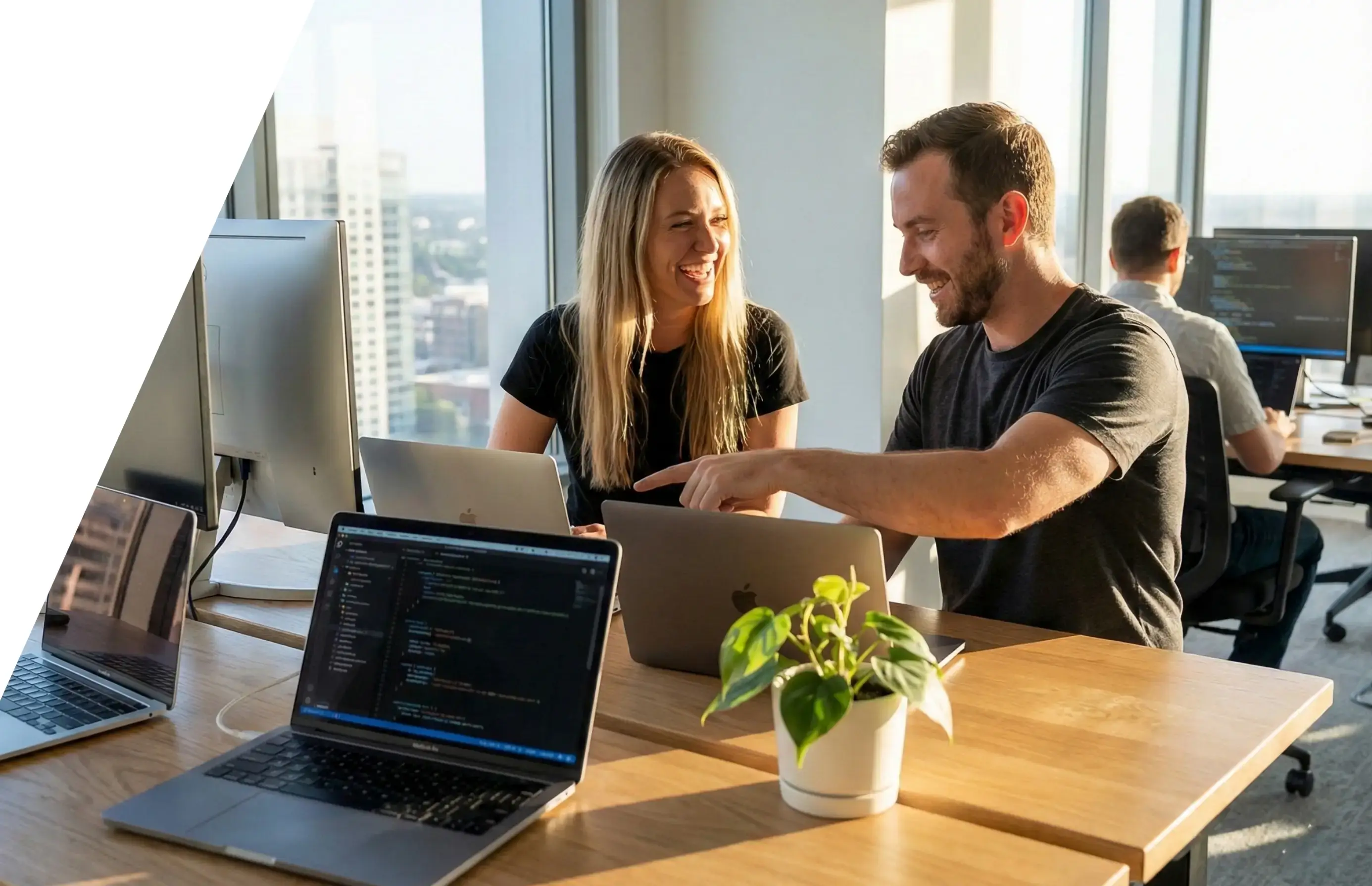 Professional team collaboration